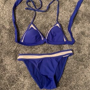 Blue Mesh Bikini